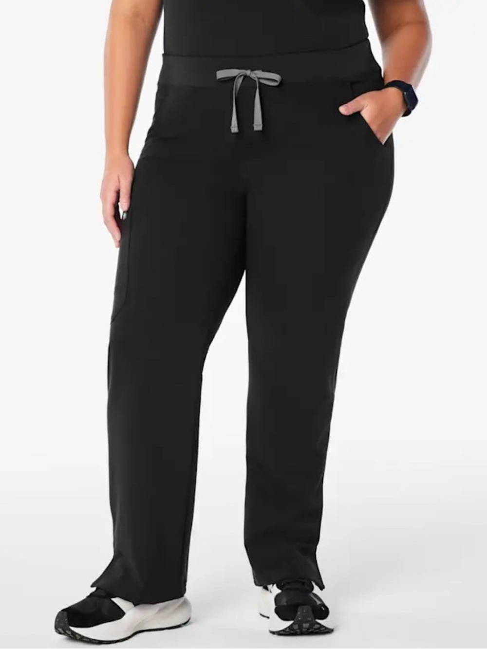 Figs Kade Relaxed Fit Cargo Black Scrub Pants Women’s Size XL